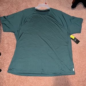 NWT Balance Collection Mens Dry Wik Performance Wear Sage Brush Green Teeshirt